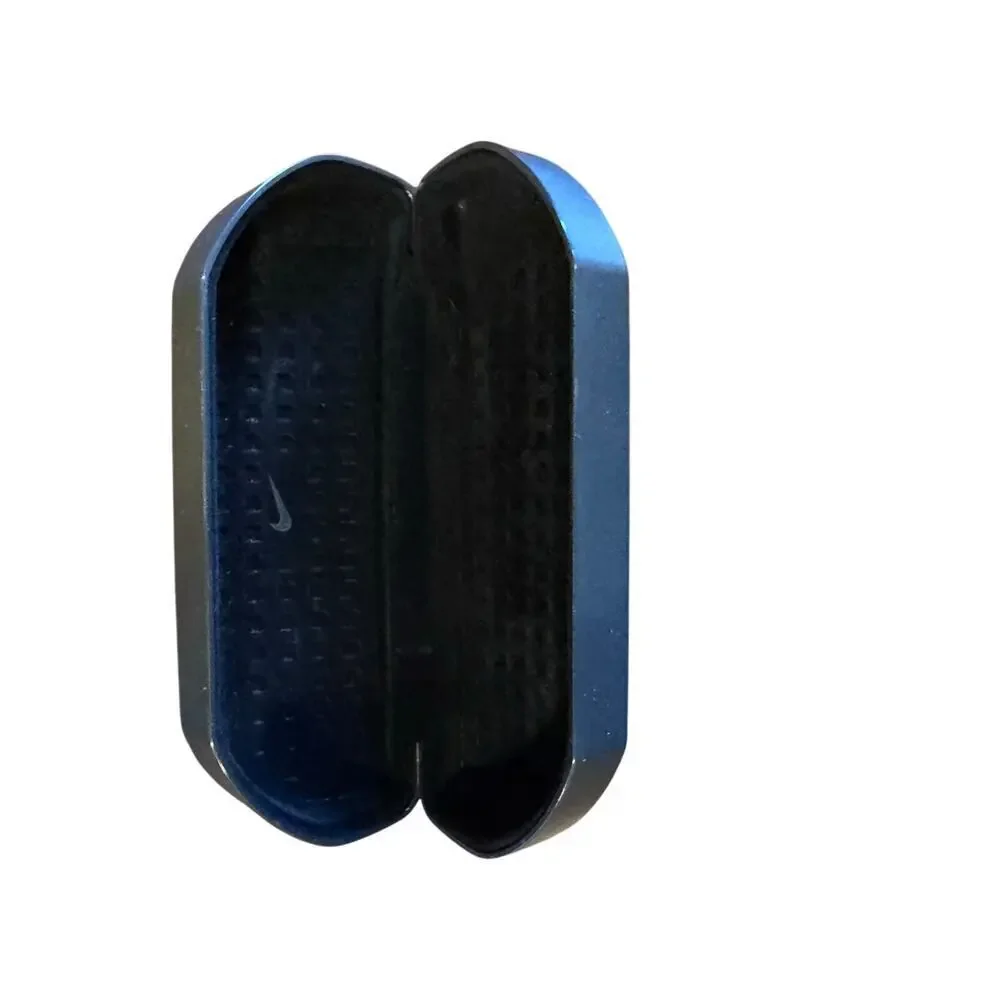 Nike Hard Shell Eyeglass & Sunglasses Case – Black Protective Zip Case 7”